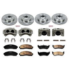 Power Stop KCOE2722 Autospecialty 1-Click Daily Driver Front And Rear Brake Kit for 2002-2005 Ford Explorer product image