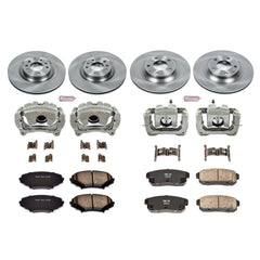 Power Stop KCOE2727 Autospecialty 1-Click Daily Driver Front And Rear Brake Kit for 2004-2011 Mazda RX-8 product image
