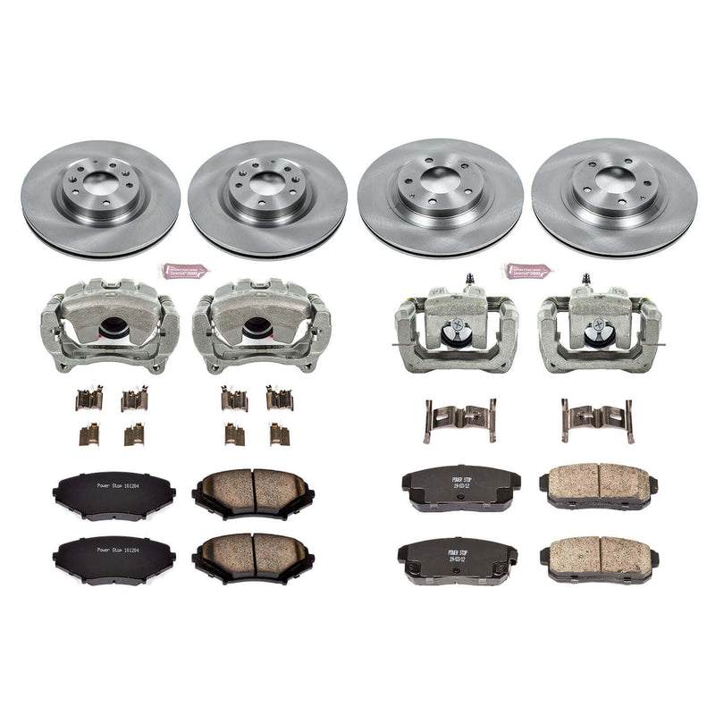 Power Stop KCOE2727 Autospecialty 1-Click Daily Driver Front And Rear Brake Kit for 2004-2011 Mazda RX-8 product image