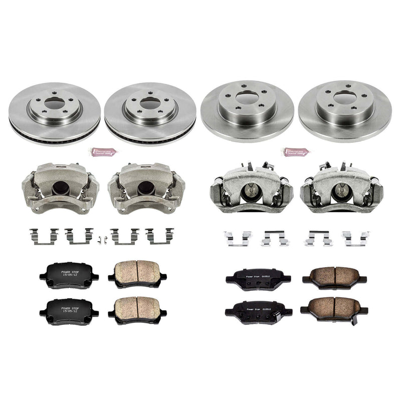 Power Stop KCOE2731 Autospecialty 1-Click Daily Driver Front And Rear Brake Kit for 2007 Chevrolet Cobalt SS product image