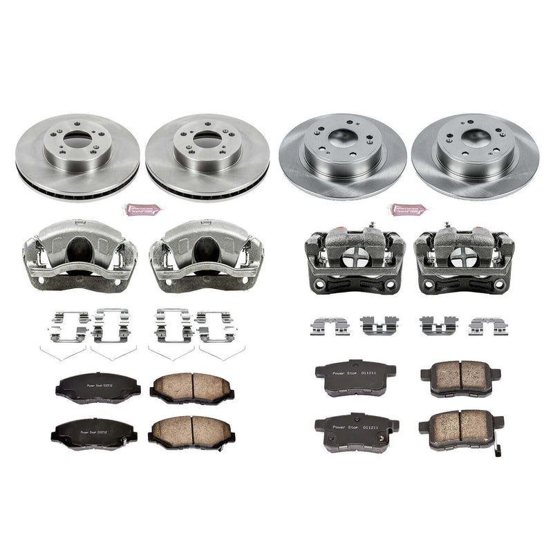 Power Stop KCOE2744 Autospecialty 1-Click Daily Driver Front And Rear Brake Kit for 2008-2010 Honda Accord LX, LX-P, LX-S product image