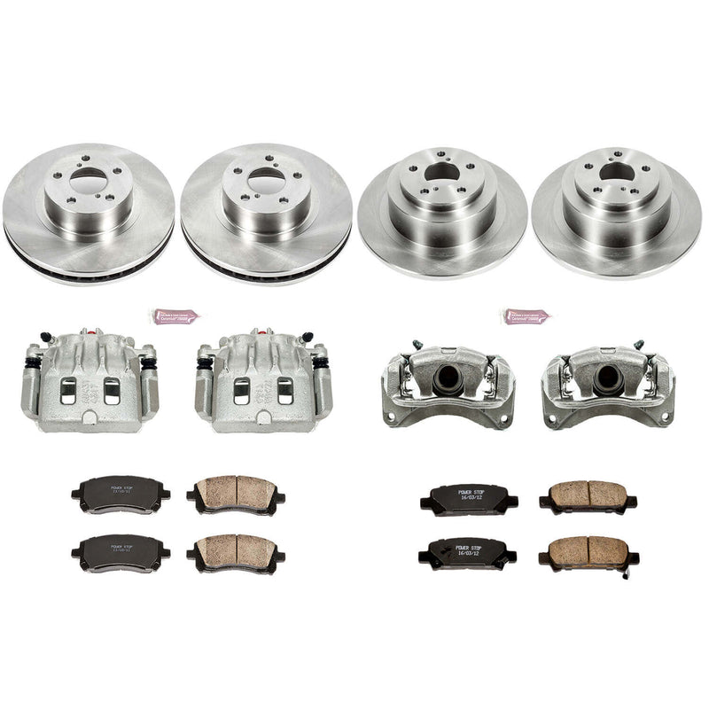 Power Stop KCOE2749 Autospecialty 1-Click Daily Driver Front And Rear Brake Kit for 2000 Subaru Legacy Rear Disc product image