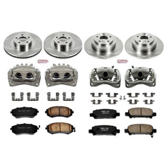 Power Stop KCOE2751 Autospecialty 1-Click Daily Driver Front And Rear Brake Kit for 2003 Subaru Baja product image