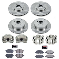 Power Stop KCOE2767A Autospecialty 1-Click Daily Driver Front And Rear Brake Kit for 2003-2005 Infiniti FX35 product image