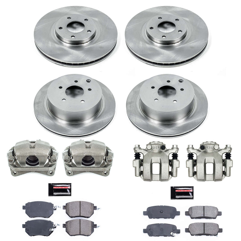 Power Stop KCOE2767A Autospecialty 1-Click Daily Driver Front And Rear Brake Kit for 2003-2005 Infiniti FX35 product image