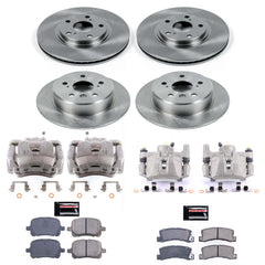 Power Stop KCOE2774 Autospecialty 1-Click OE Replacement Pad And Rotor Kit With Calipers for 1999-2001 Lexus RX300 Front Wheel Drive product image