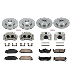 Power Stop KCOE2804 Autospecialty 1-Click Daily Driver Front And Rear Brake Kit for 2006-2007 Infiniti QX56 product image
