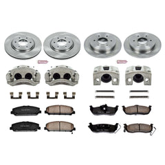 Power Stop KCOE2805 Autospecialty 1-Click Daily Driver Front And Rear Brake Kit for 2008-2010 Infiniti QX56 product image