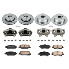 Power Stop KCOE2832A Autospecialty 1-Click Daily Driver Front And Rear Brake Kit for 2007-2011 Dodge Nitro product image