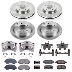 Power Stop KCOE2840 Autospecialty 1-Click Daily Driver Front And Rear Brake Kit for 2011-2014 Chrysler 200 product image