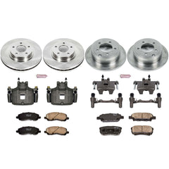 Power Stop KCOE2840A Autospecialty 1-Click Daily Driver Front And Rear Brake Kit for 2012 Mitsubishi Lancer SE product image