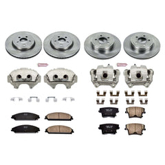 Power Stop KCOE2853 Autospecialty 1-Click Daily Driver Front And Rear Brake Kit for 2005-2008 Chrysler 300 C, Limited, Touring All Wheel Drive product image