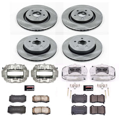 Power Stop KCOE2876 Autospecialty 1-Click OE Replacement Front And Rear Brake Kit With Calipers for 2006-2010 Jeep Grand Cherokee SRT8 product image