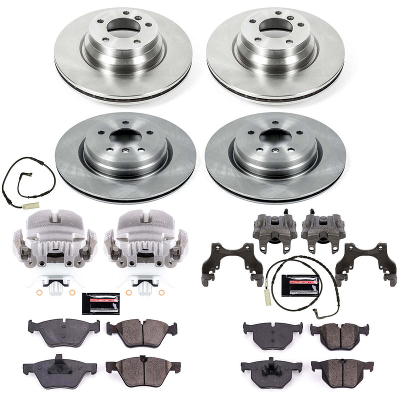 Power Stop KCOE2886 Autospecialty 1-Click OE Replacement Pad And Rotor Kit With Calipers for 2006 BMW 330I product image