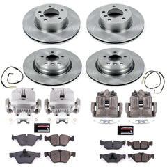 Power Stop KCOE2890 Autospecialty 1-Click OE Replacement Pad And Rotor Kit With Calipers for 2006 BMW 325I product image