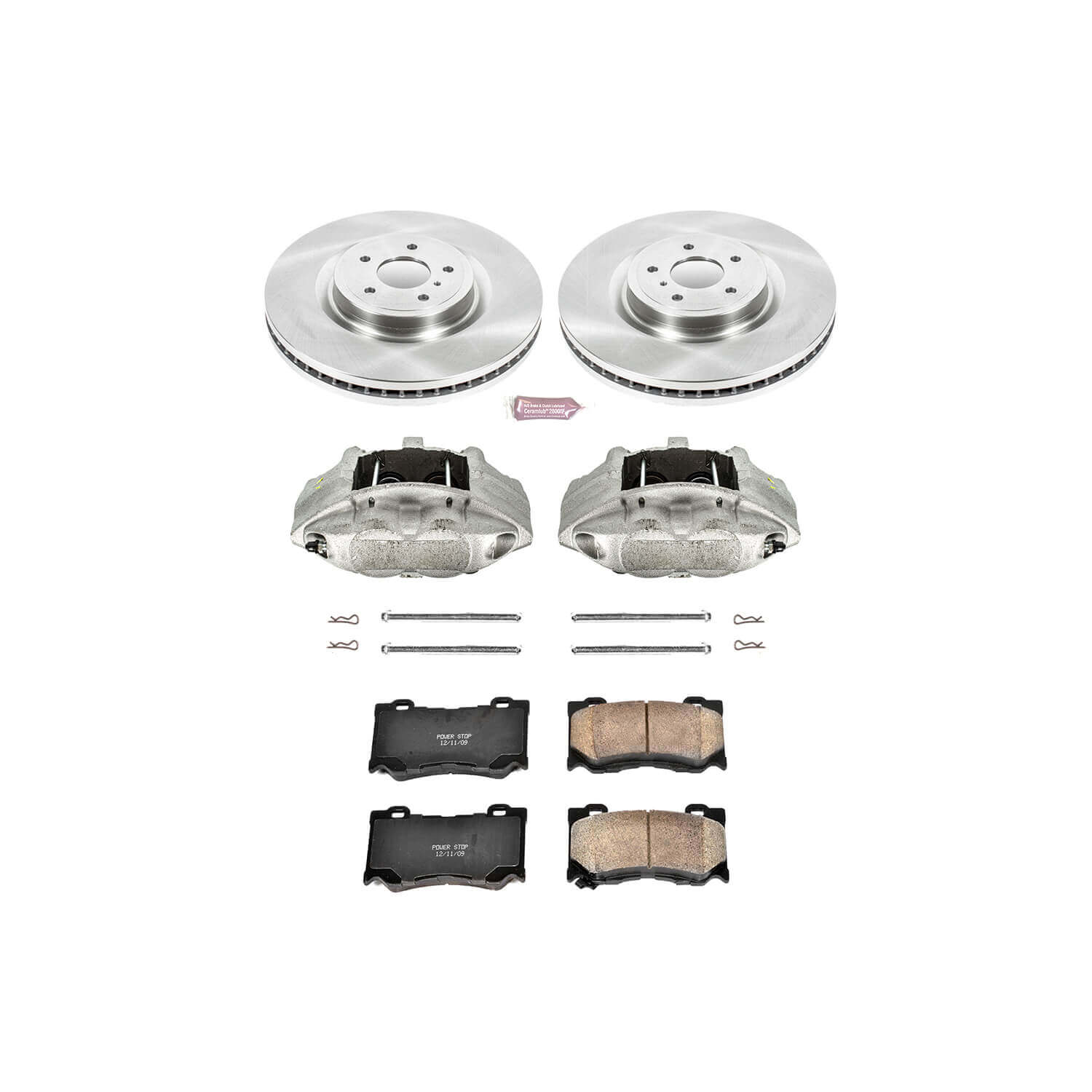 Power Stop KCOE2915A Autospecialty 1-Click Daily Driver Front Brake Kit for 2009-2013 Infiniti FX50 product image
