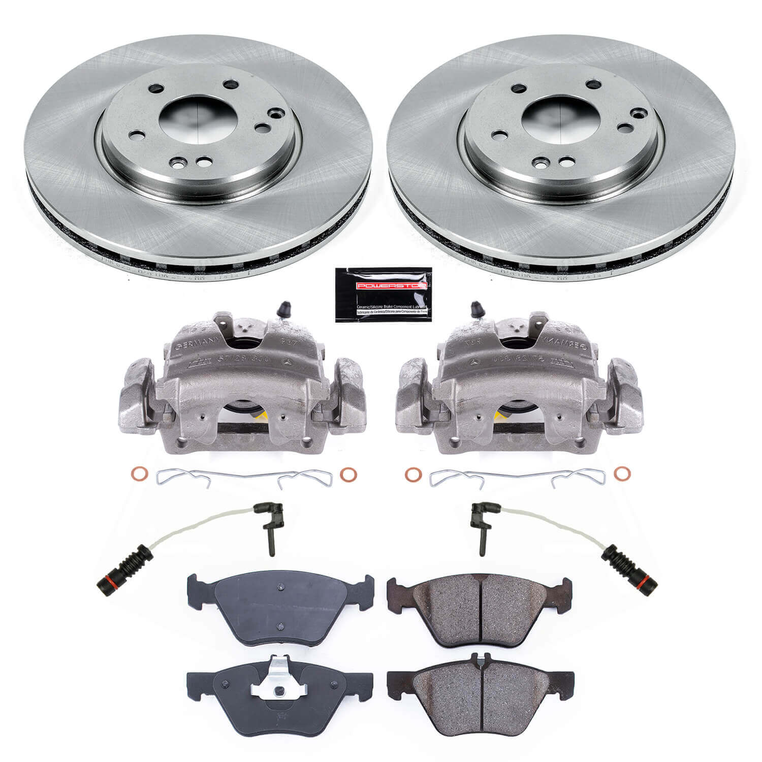 Power Stop KCOE2926 Autospecialty 1-Click OE Replacement Pad And Rotor Kit With Calipers for 2004 Chrysler Crossfire product image