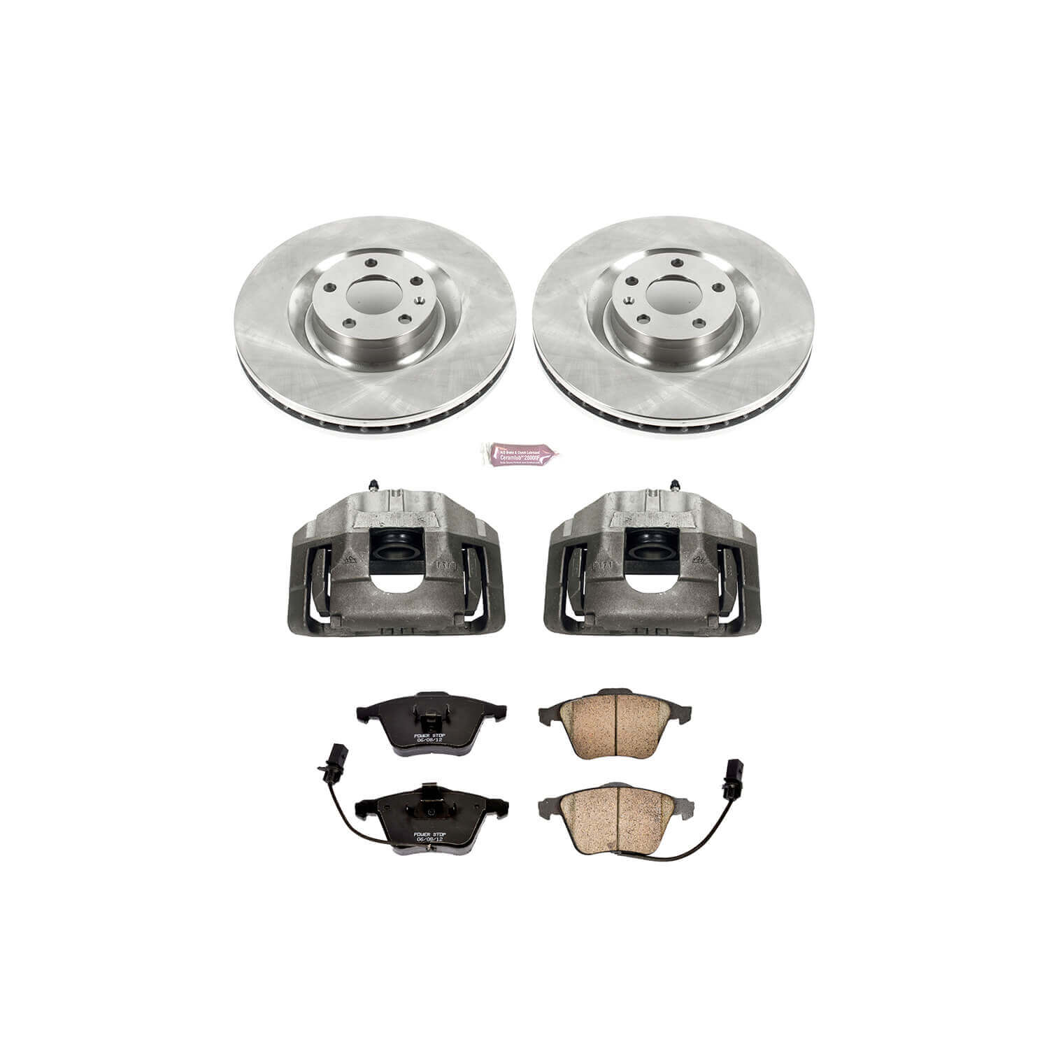 Power Stop KCOE2934 Autospecialty 1-Click Daily Driver Front Brake Kit for 2004-2009 Audi S4 product image