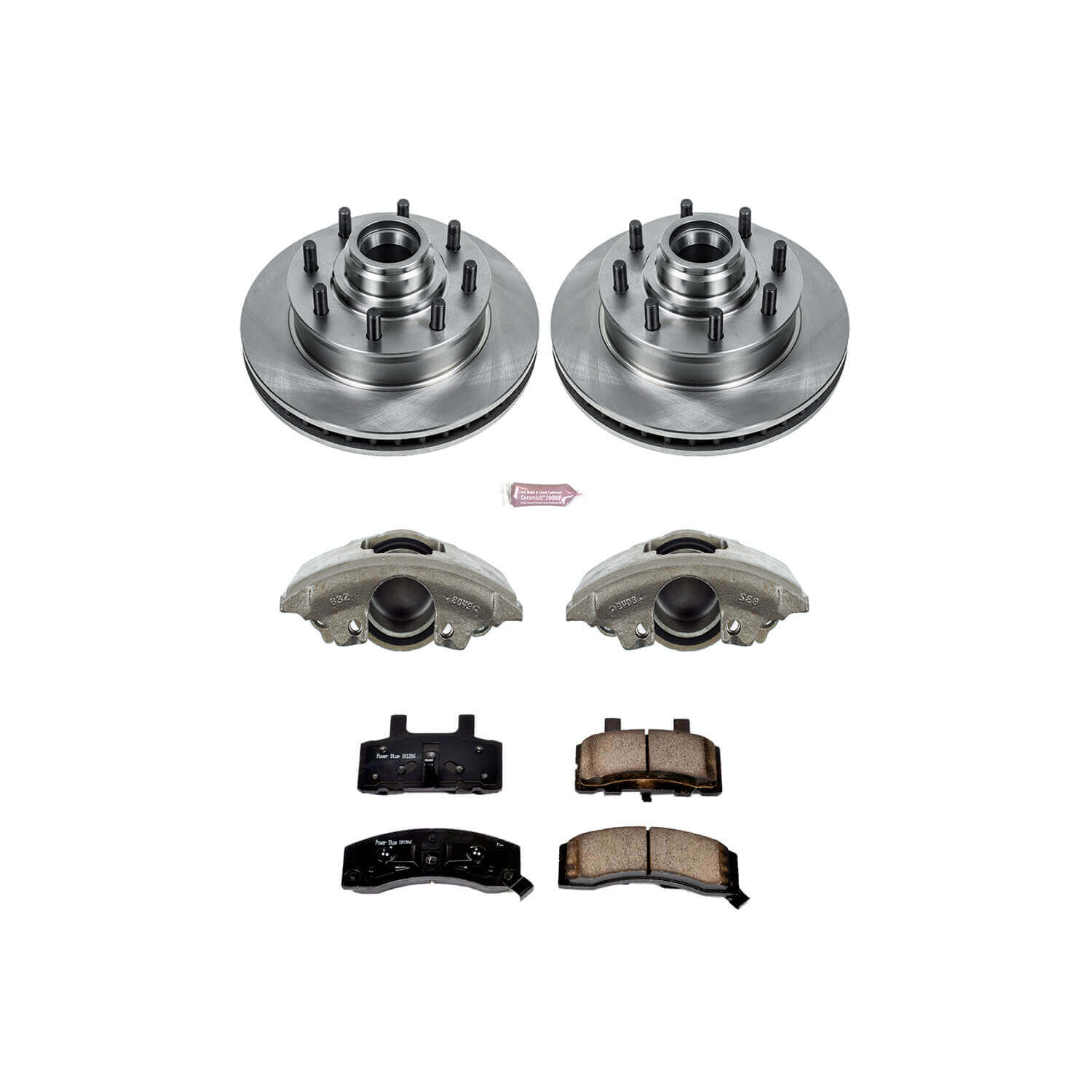 Power Stop KCOE2947 Autospecialty 1-Click Daily Driver Front Brake Kit for 1994-1999 Chevrolet C1500 Suburban product image