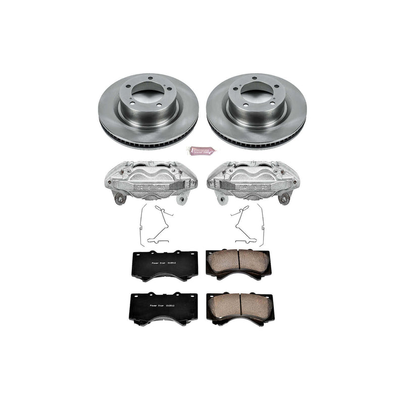 Power Stop KCOE2952A Autospecialty 1-Click Daily Driver Front Brake Kit for 2008-2015 Toyota Sequoia product image