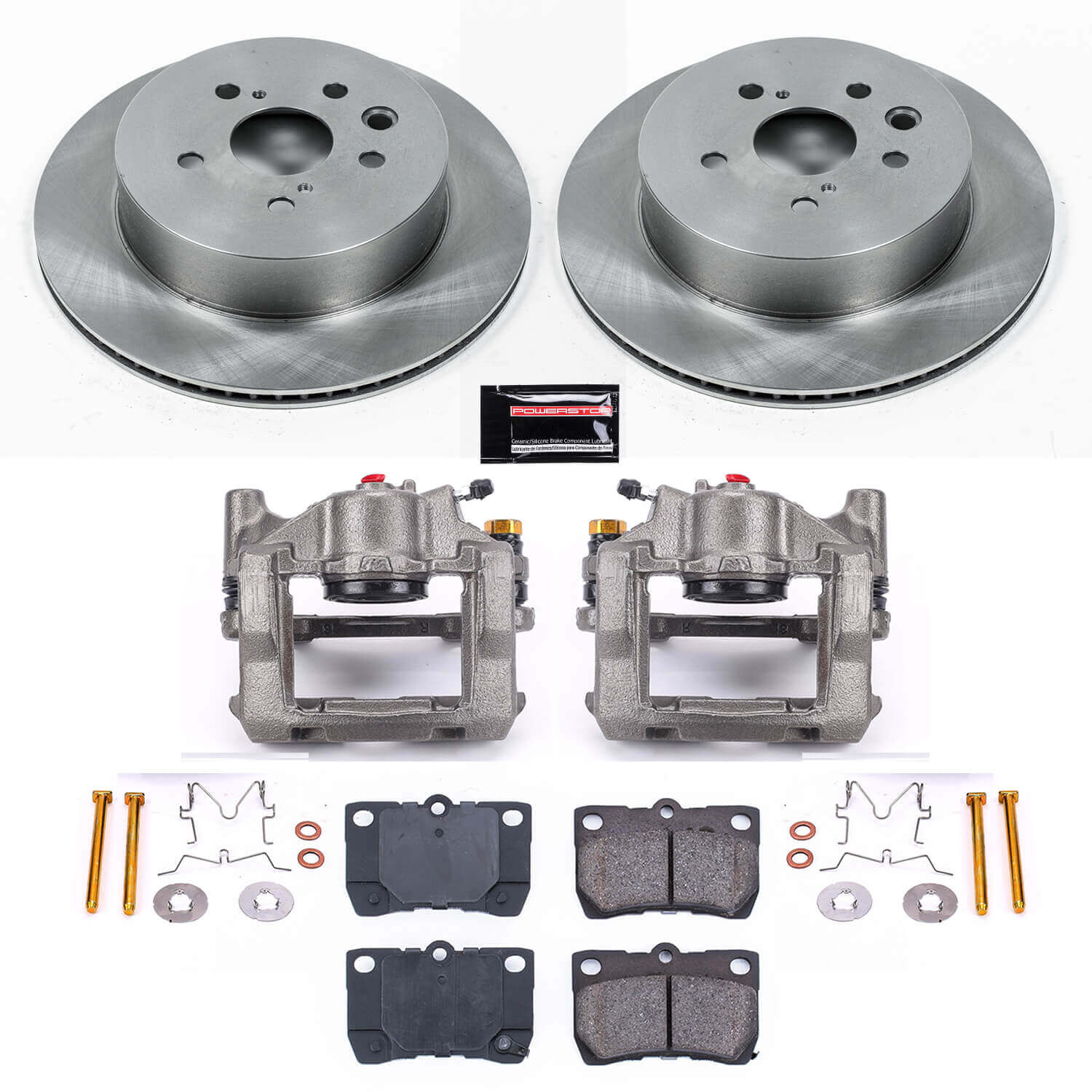 Power Stop KCOE2977A Autospecialty 1-Click Daily Driver Rear Brake Kit for 2007-2011 Lexus GS350 product image