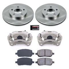 Power Stop KCOE2983A Autospecialty 1-Click OE Replacement Pad And Rotor Kit With Calipers for 2007 Chevrolet Cobalt LT, Ltz Rear Drum product image
