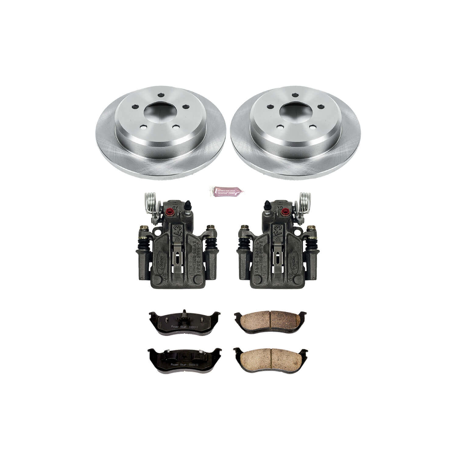Power Stop KCOE2984 Autospecialty 1-Click Daily Driver Rear Brake Kit for 1996-2002 Ford Crown Victoria product image