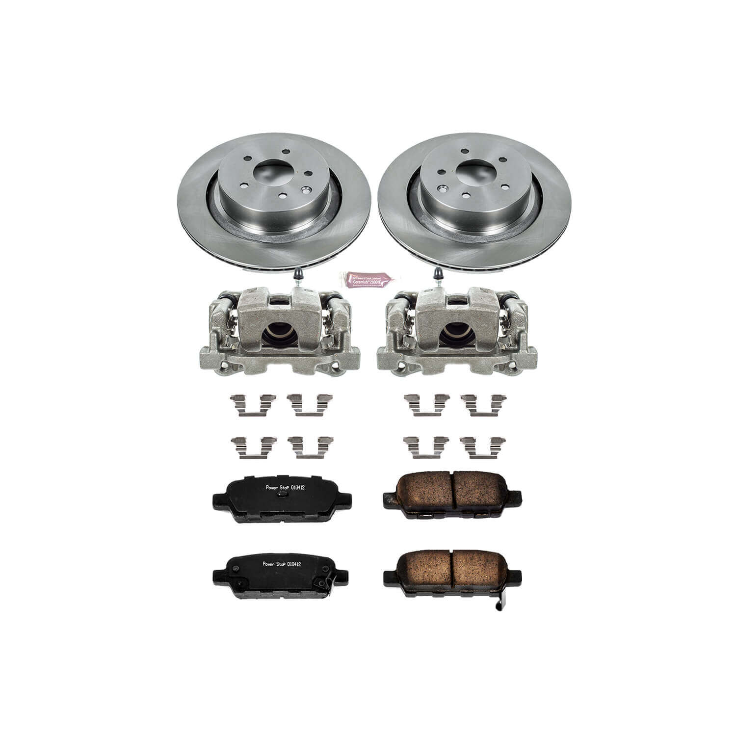 Power Stop KCOE2986 Autospecialty 1-Click Daily Driver Rear Brake Kit for 2007 Infiniti G35 Sport Sedan (4 Door) product image