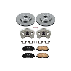 Power Stop KCOE2992 Autospecialty 1-Click Daily Driver Front Brake Kit for 2007 Dodge Caliber Rear Drum product image