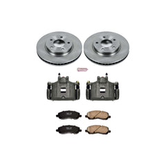 Power Stop KCOE2992A Autospecialty 1-Click Daily Driver Front Brake Kit for 2008-2010 Mitsubishi Lancer De, ES product image