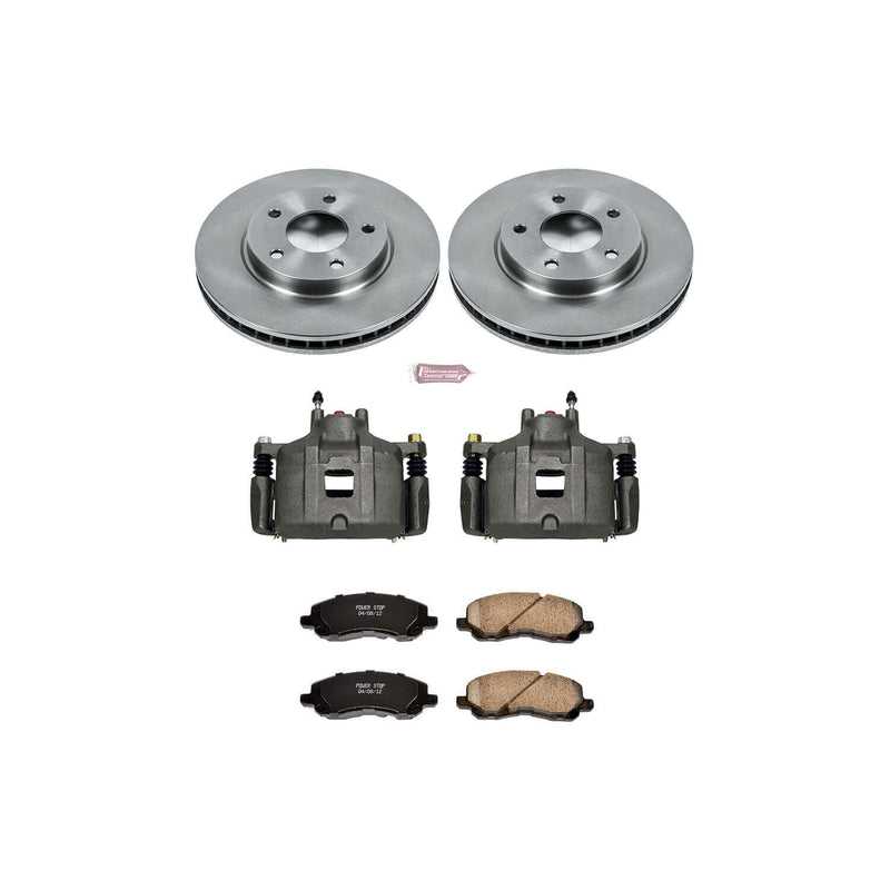 Power Stop KCOE2992A Autospecialty 1-Click Daily Driver Front Brake Kit for 2008-2010 Mitsubishi Lancer De, ES product image