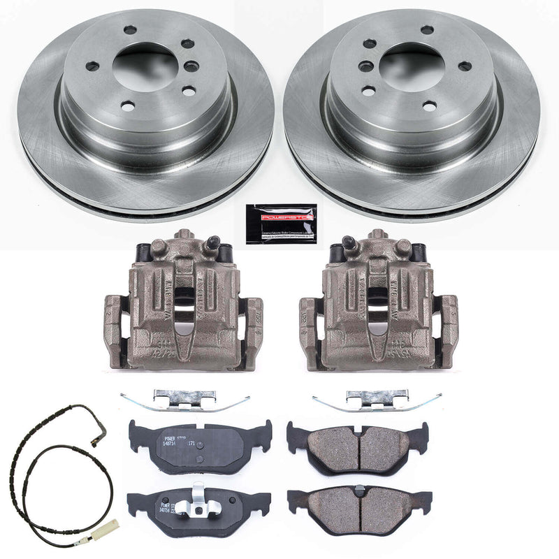 Power Stop KCOE3001 Autospecialty 1-Click OE Replacement Rear Brake Kit With Calipers for 2006 BMW 325Xi product image