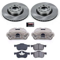 Power Stop KCOE3004A Autospecialty 1-Click OE Replacement Pad And Rotor Kit With Calipers for 2001-2003 Volvo S60 product image