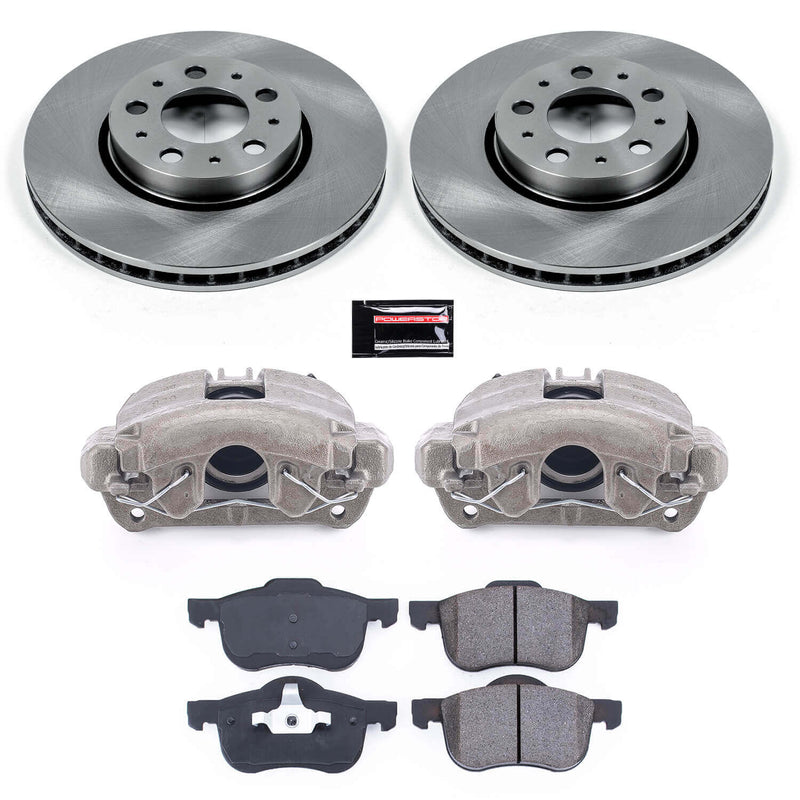 Power Stop KCOE3004A Autospecialty 1-Click OE Replacement Pad And Rotor Kit With Calipers for 2001-2003 Volvo S60 product image