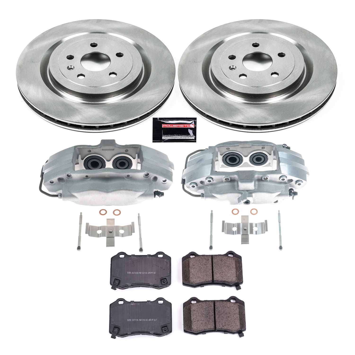 Power Stop KCOE3019A Rear Autospecialty 1-Click OE Replacement Pad And Rotor Kit With Calipers for 2009-2015 Cadillac Cts V product image