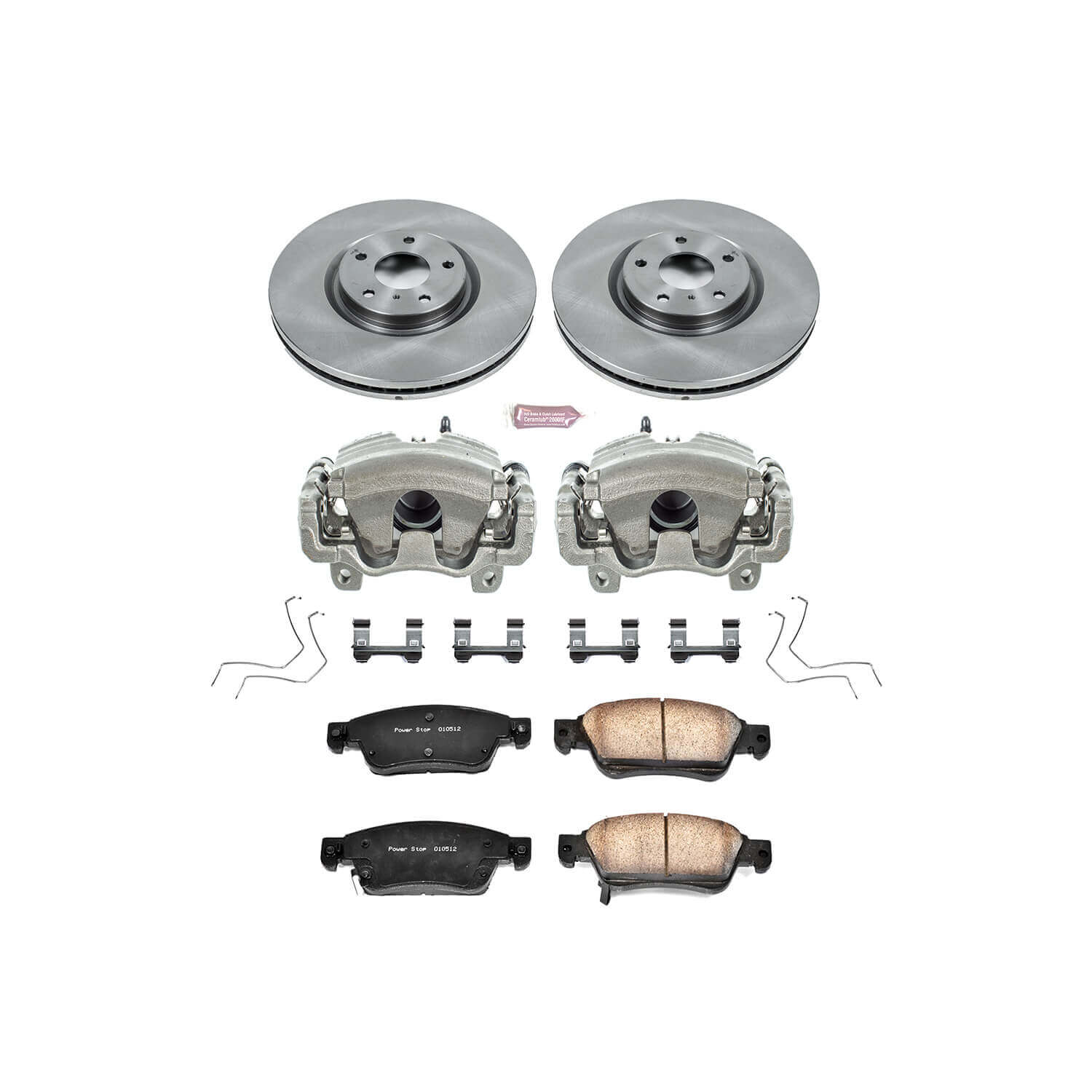 Power Stop KCOE3022B Autospecialty 1-Click Daily Driver Front Brake Kit for 2007 Infiniti G35 Sport Sedan (4 Door) product image