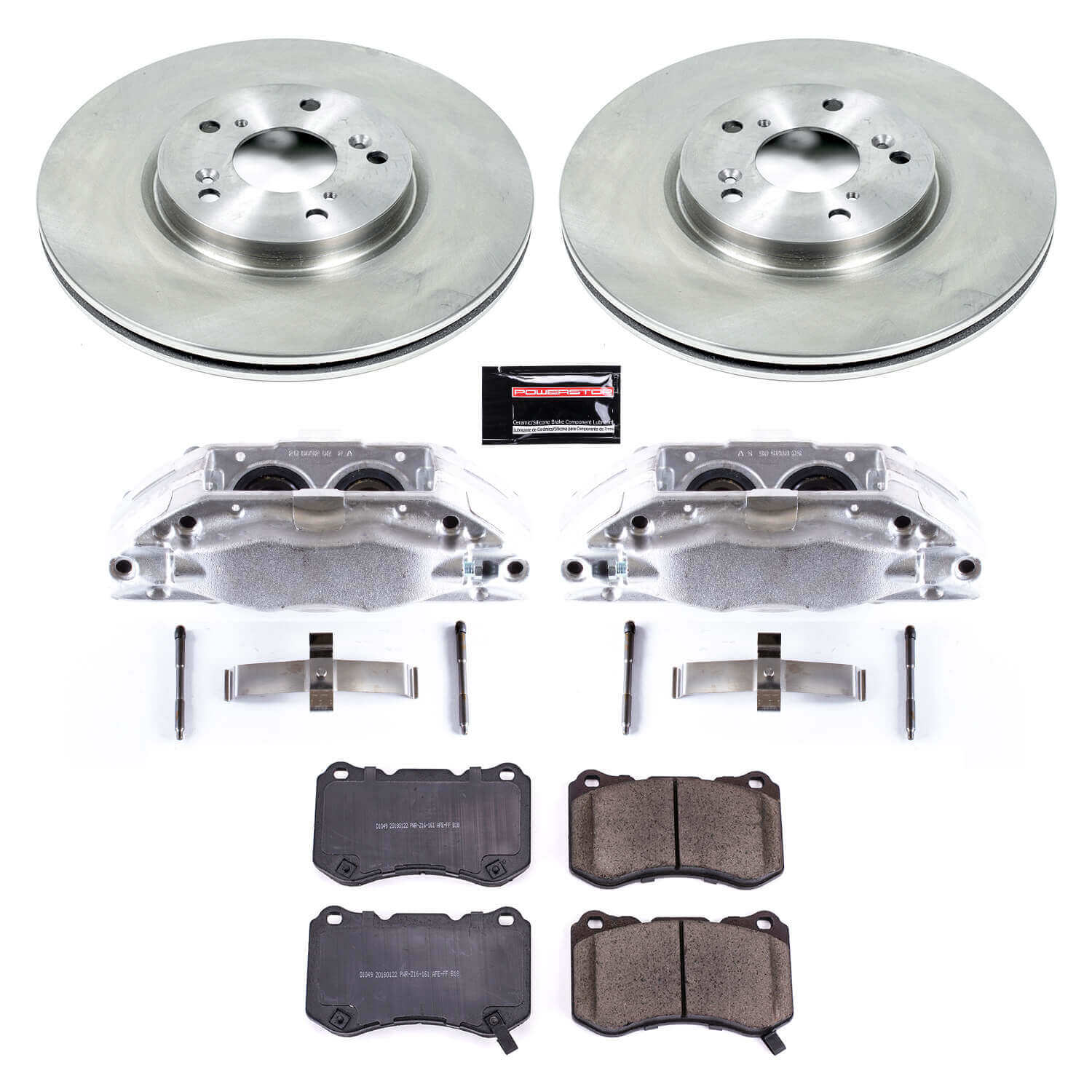 Power Stop KCOE3029 Autospecialty 1-Click OE Replacement Front Brake Kit With Calipers for 2004-2008 Acura TL product image