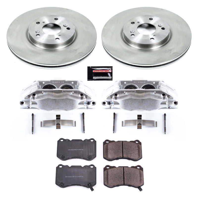 Power Stop KCOE3029 Autospecialty 1-Click OE Replacement Front Brake Kit With Calipers for 2004-2008 Acura TL product image