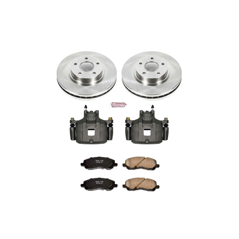 Power Stop KCOE3032A Autospecialty 1-Click Daily Driver Front Brake Kit for 2008-2009 Mitsubishi Lancer GTS product image