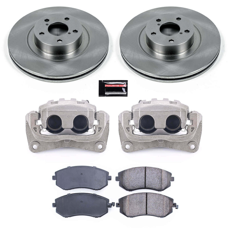 Power Stop KCOE3038A Autospecialty 1-Click OE Replacement Pad And Rotor Kit With Calipers for 2004-2006 Subaru Baja Turbo product image