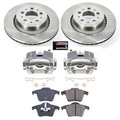 Power Stop KCOE3039 Autospecialty 1-Click OE Replacement Pad And Rotor Kit With Calipers for 2003-2014 Volvo XC90 product image