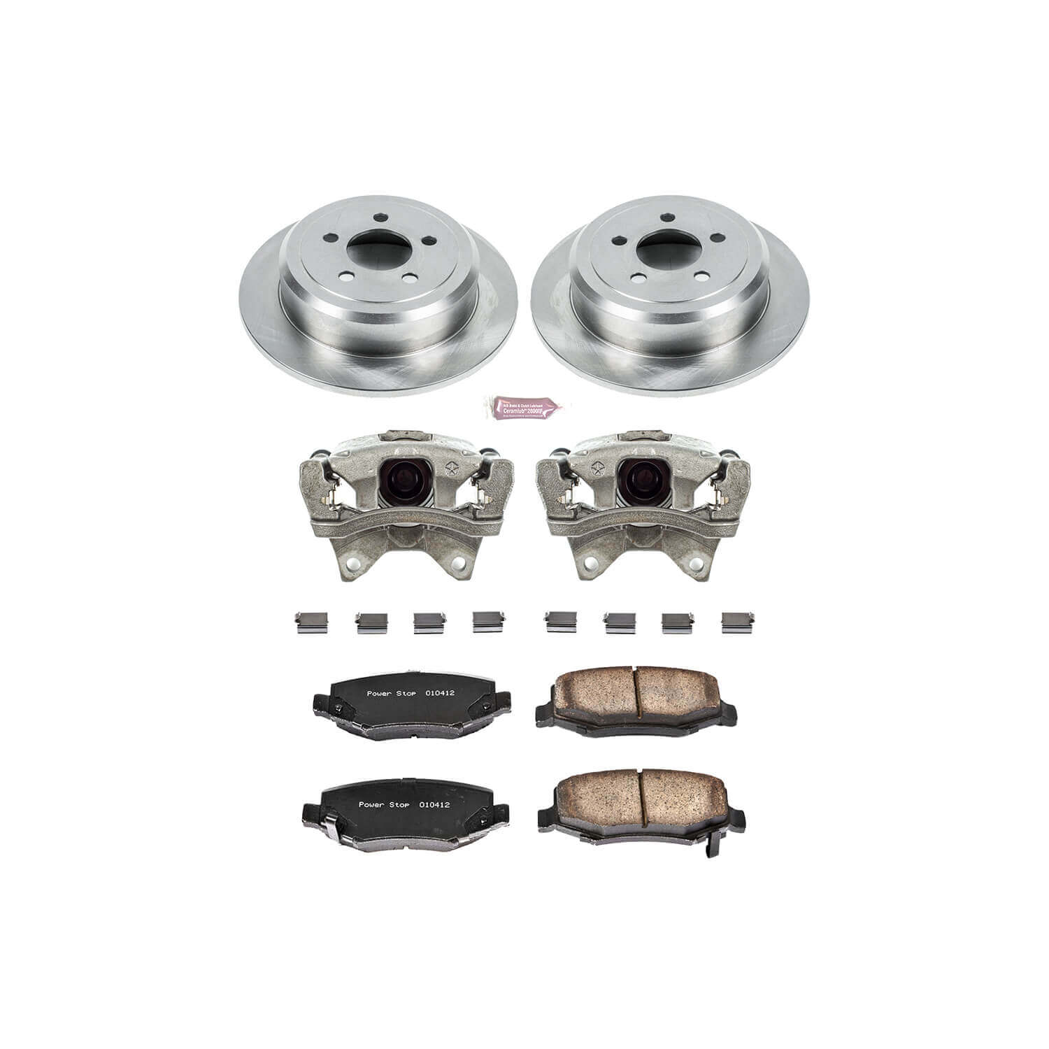 Power Stop KCOE3046A Autospecialty 1-Click Daily Driver Rear Brake Kit for 2007-2011 Dodge Nitro product image