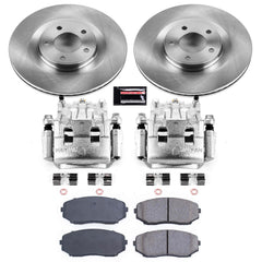 Power Stop KCOE3057 Autospecialty 1-Click OE Replacement Front Brake Kit With Calipers for 2007-2014 Ford Edge product image