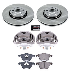 Power Stop KCOE3063 Autospecialty 1-Click OE Replacement Pad And Rotor Kit With Calipers for 2003-2014 Volvo XC90 product image