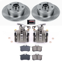 Power Stop KCOE3064 Autospecialty 1-Click OE Replacement Rear Brake Kit With Calipers for 1998-2001 Audi A4 product image