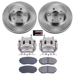 Power Stop KCOE3071 Autospecialty 1-Click OE Replacement Front Brake Kit With Calipers for 2007-2009 Ford Edge product image