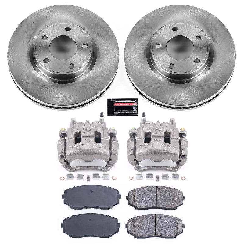 Power Stop KCOE3071 Autospecialty 1-Click OE Replacement Front Brake Kit With Calipers for 2007-2009 Ford Edge product image