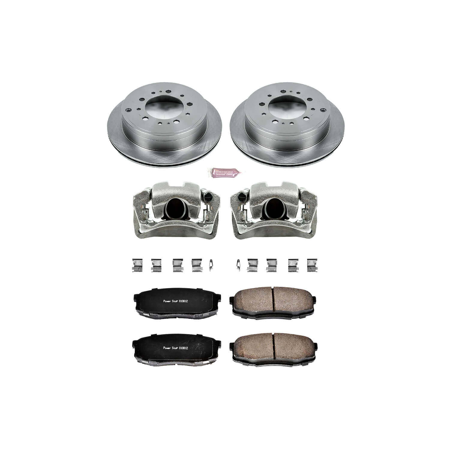 Power Stop KCOE3073 Autospecialty 1-Click Daily Driver Rear Brake Kit for 2008-2015 Toyota Sequoia product image