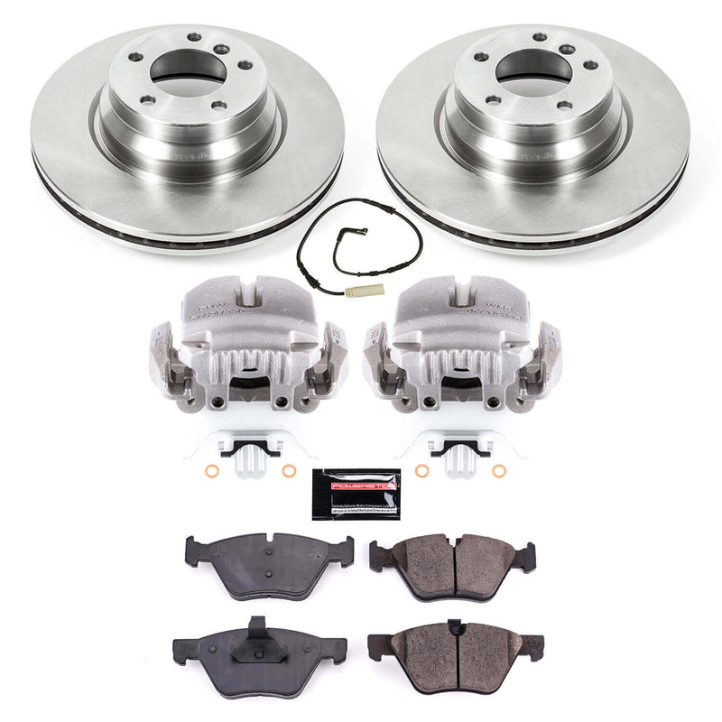 Power Stop KCOE3077 Autospecialty 1-Click OE Replacement Pad And Rotor Kit With Calipers for 2006 BMW 330I product image