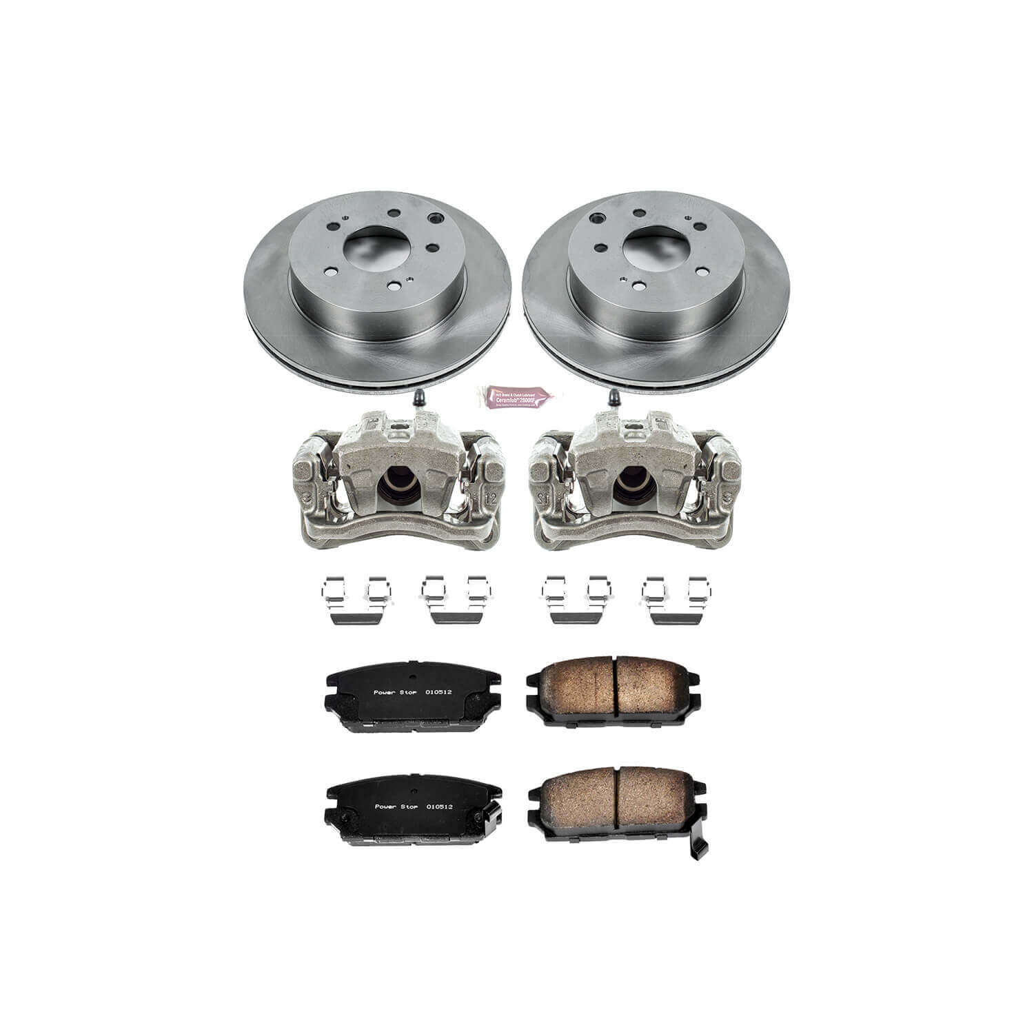 Power Stop KCOE3079 Autospecialty 1-Click Daily Driver Rear Brake Kit for 2006-2012 Mitsubishi Eclipse product image